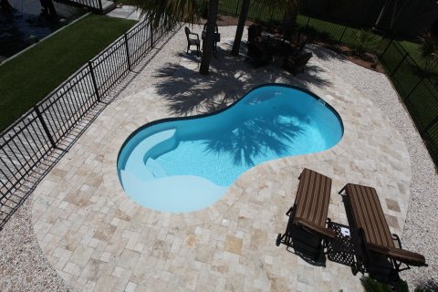 Sundial installed pool