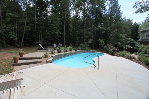 Manatee installed pool