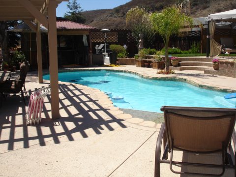 Pleasure Island installed pool