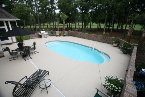 Cove Spa installed pool