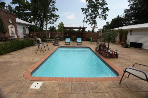 Islander installed pool