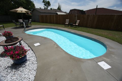 Star Light installed pool