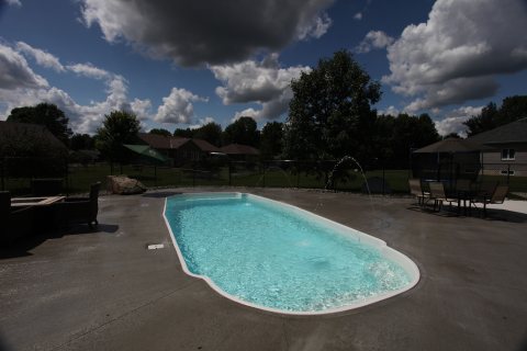 Savannah installed pool