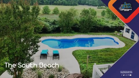 South Beach installed pool