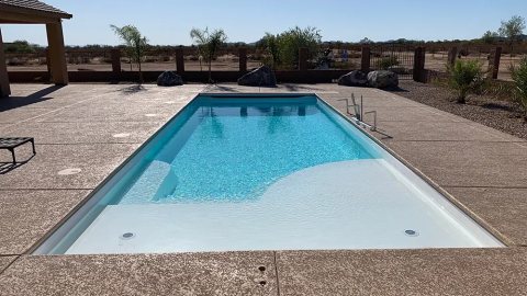 Great Lakes Beach installed pool