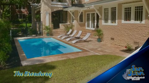 Broadway installed pool