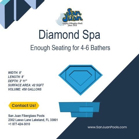 Diamond Spa installed pool