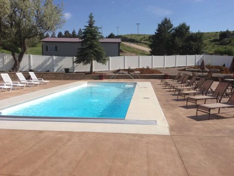 Luxor installed pool